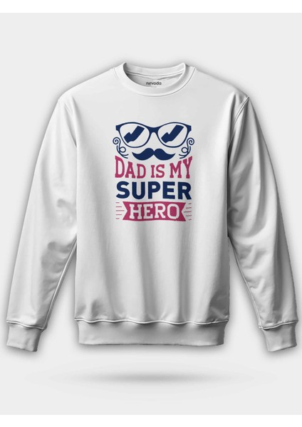 Süper Kahraman Baba Unisex Regular Sweatshirt