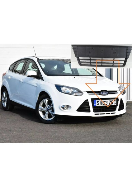 Ford Focus 2011-2015 Tampon Orta Panjur Mat ( Parlak Değil )