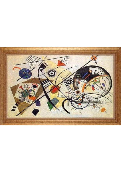 Altın Çerçeveli Paspartulu Tablo IR783