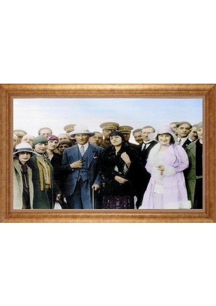 Altın Çerçeveli Paspartulu Tablo IR529