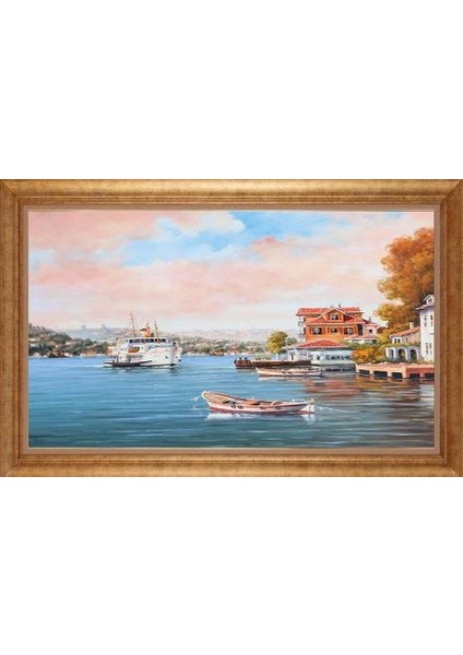 Altın Çerçeveli Paspartulu Tablo IR1740