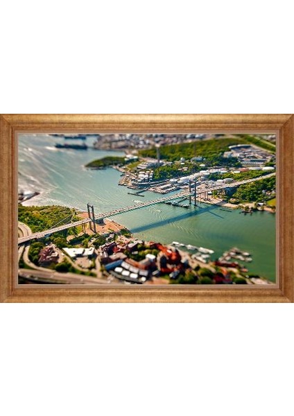 Altın Çerçeveli Paspartulu Tablo IR3338