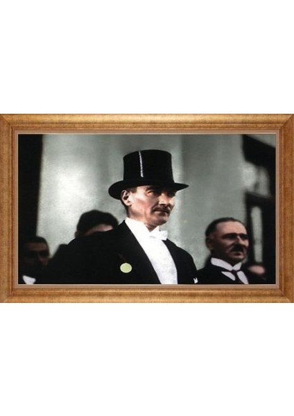 Altın Çerçeveli Paspartulu Tablo IR3625