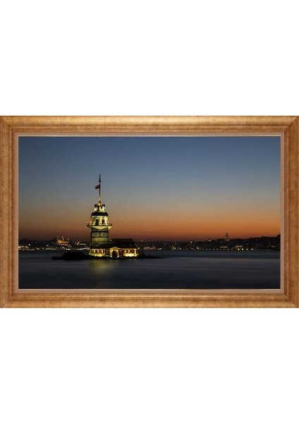 Altın Çerçeveli Paspartulu Tablo IR3238