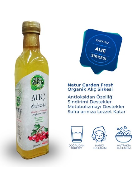 Organik Alıç Sirkesi 500 ml