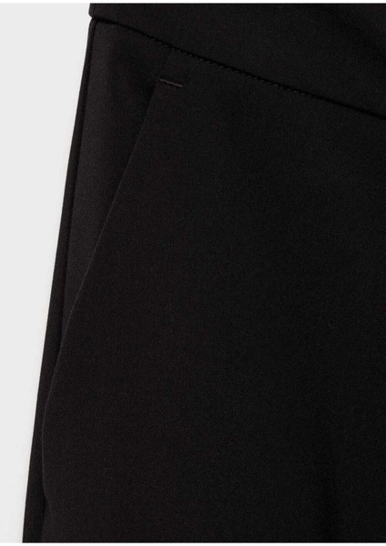 Pilili Düz Kesim Pantolon