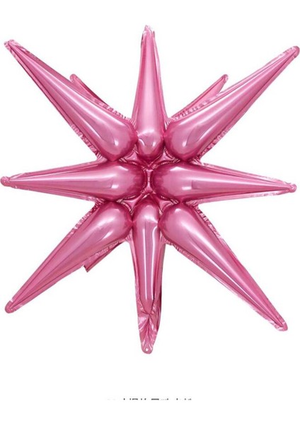 Fuşya Kutup Yıldızı Folyo Balon 27 Inç 60 cm