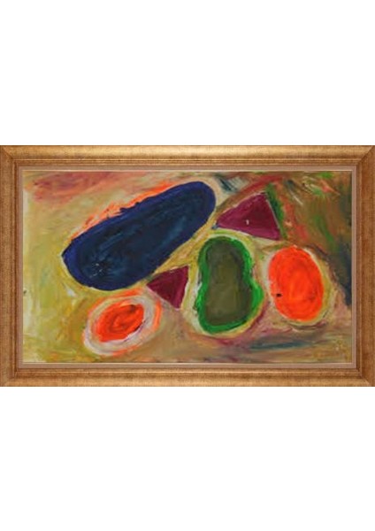 Altın Çerçeveli Paspartulu Tablo IR86