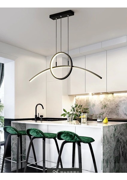 LED Lıghtıng Minel Dekor Hala Yay Model LED 80CM, Masa Üstü Sarkıt, Modern Aydınlatma, Dekoratif fiyatları