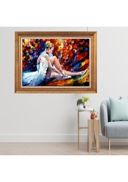 Altın Çerçeveli Paspartulu Tablo IR1028