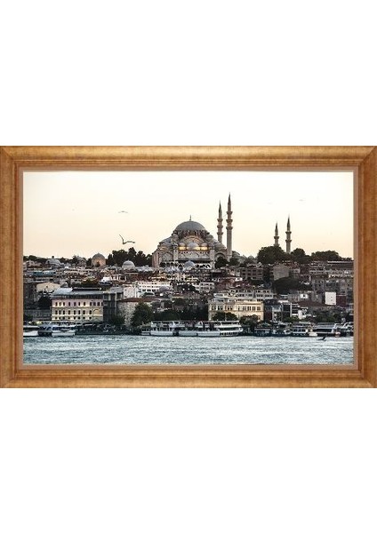 Altın Çerçeveli Paspartulu Tablo IR2515