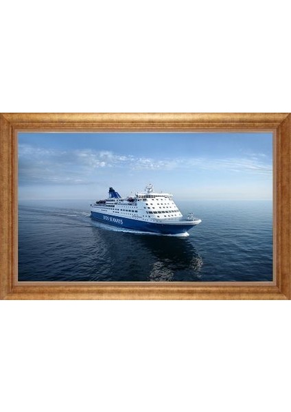 Altın Çerçeveli Paspartulu Tablo IR409