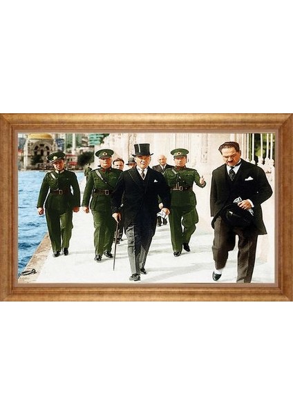 Altın Çerçeveli Paspartulu Tablo IR1648