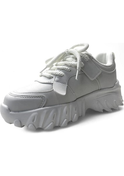 Cool Verom Flt Çocuk Bağcıklı ve Cırtlı Yüksek Taban Sneaker Spor Ayakkabı
