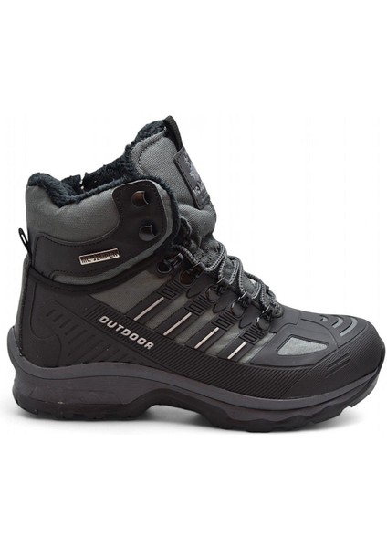 1823 Ortopedik Taban Trekking Outdoor Fermuarlı Erkek Bot Içi Kürklü