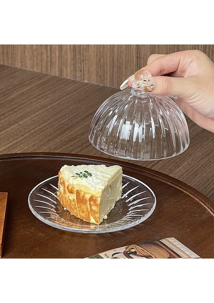 Kesme Desen Kapaklı Şekerlik - Sunumluk - Cam Fanus - 14 cm fiyatları