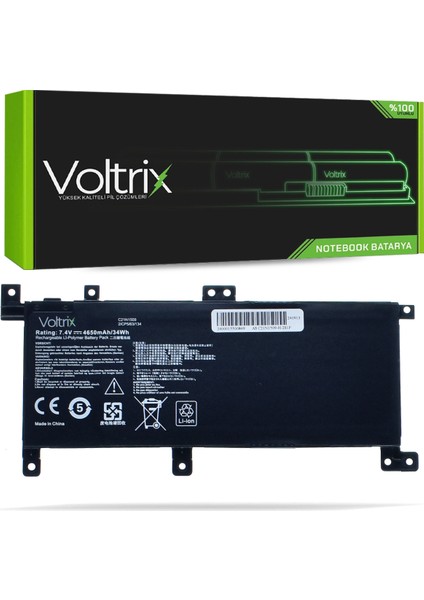 Asus Vivobook K556UF, K556UJ Uyumlu Notebook Batarya - Pil