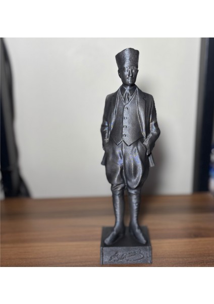 Mustafa Kemal Atatürk Heykeli, Hediyelik Ev Dekorasyonu, Ofis Dekor Büst Biblo, 22 cm Boyunda fırsatları