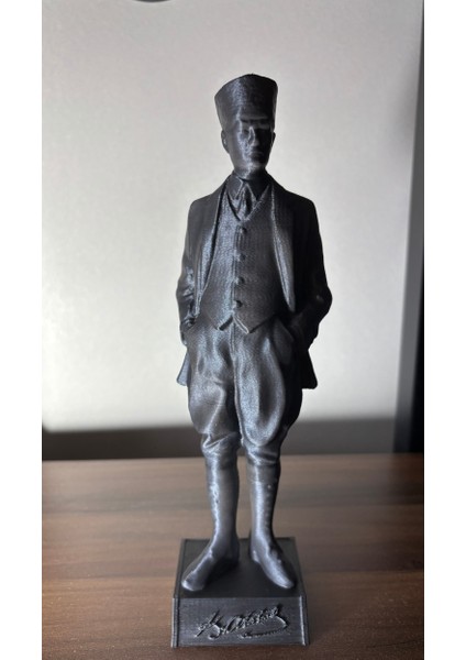 Mustafa Kemal Atatürk Heykeli, Hediyelik Ev Dekorasyonu, Ofis Dekor Büst Biblo, 22 cm Boyunda modelleri
