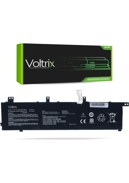 Asus Vivobook S14 S432FL-EB026T Uyumlu Notebook Batarya - Pil