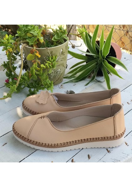 Bulldozer 241737 Kadın Deri Anatomik Comfort Dolgu Taban Günlük Babet