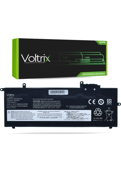 Lenovo Thinkpad Fru P/n: 5B10W13920 Uyumlu Notebook Batarya - Pil