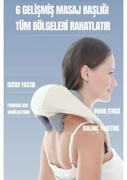 Şarjlı Ovmalı ve Isıtmalı Masaj Aleti – Insan Eli Yoğurma Hissi