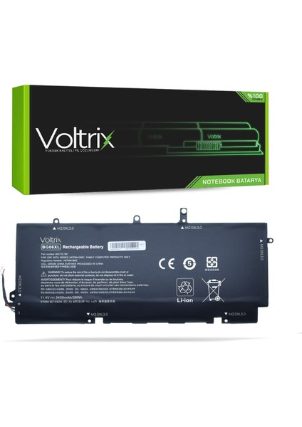 Hp Elitebook BG06XL 804175-1C1 Uyumlu Notebook Batarya - Pil