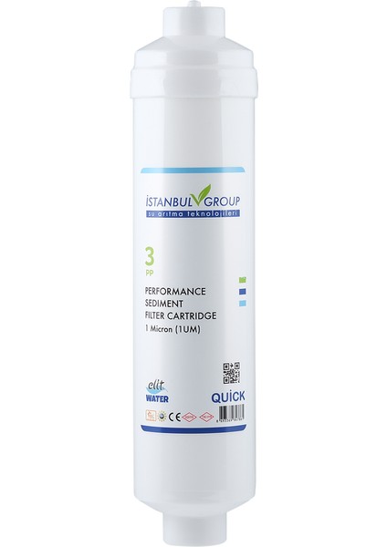 Reverse Osmosis Inline Çubuklu 3 Lü Ön Filtre Seti