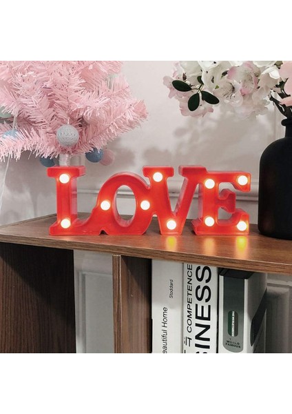 Love Tasarım Romantik LED Gece Lambası - Sevgililer Günü Dekoratif Hediyelik modelleri