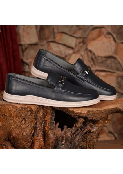 Pce-191074 Erkek Hakiki Deri Loafer Comfort Taban Ayakkabı