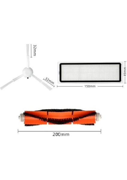 Dreame L10,L10ULTRA,L10S ULTRA,L10 PRIME,L10S PRO,L20 Ultra Uyumlu Fırça Hepa Filtre Yedek Parça Set fiyatları