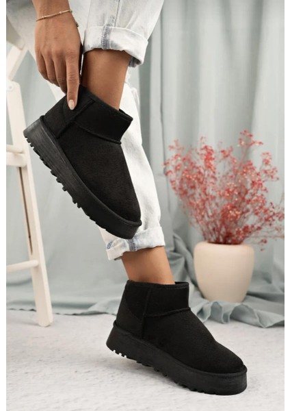 Kuum London K11Y02 Kadın Içi Tüylü Kalın Tabanlı Kısa Boy Ug Bot indirimleri