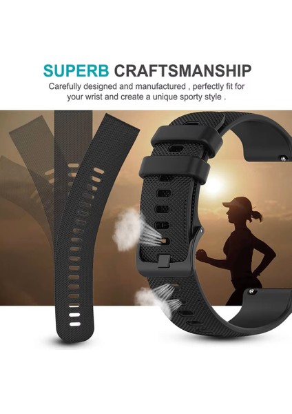 Huawei Watch Gt3 / Gt3 Pro 46MM Uyumlu Damalı Silikon Kordon 22MM indirimleri