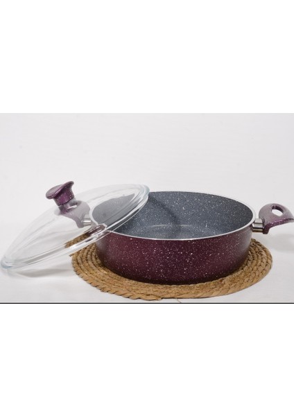 Imza Granit 30 cm Basık Tencere ( Pilav,dolma,karnıyarık)