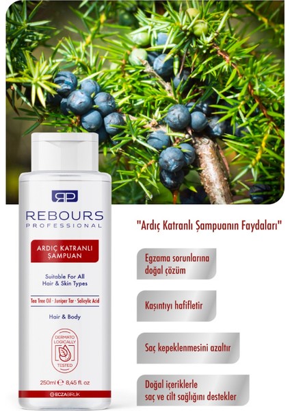 Ardıç Katranlı Saç ve Vücut Şampuan 250 ml