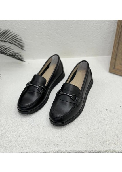Venüs 24075604Y Kadın Deri Anatomik Ultra Comfort Esnek Taban Loafer Ayakkabı