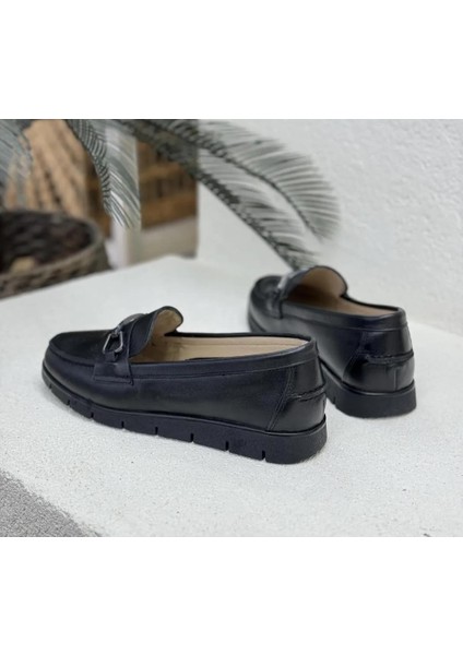 Venüs 24075604Y Kadın Deri Anatomik Ultra Comfort Esnek Taban Loafer Ayakkabı