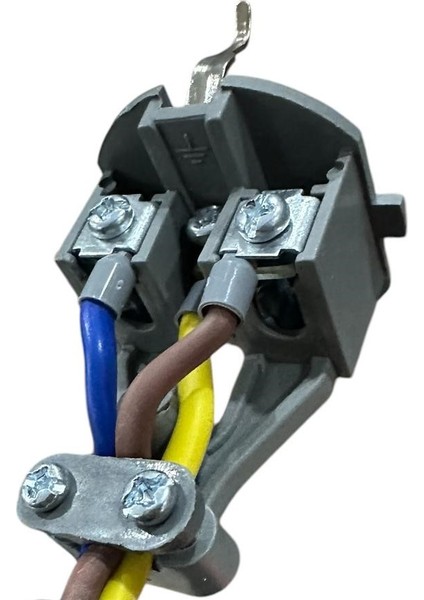 3x2,5 mm Cca Ttr Tekli Beyaz Renk Topraklı Kauçuk Seyyar Elektrik Kablosu