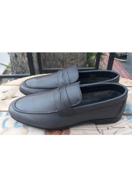 15002 Tzeus Erkek Deri Klasik Loafer Ayakkabı