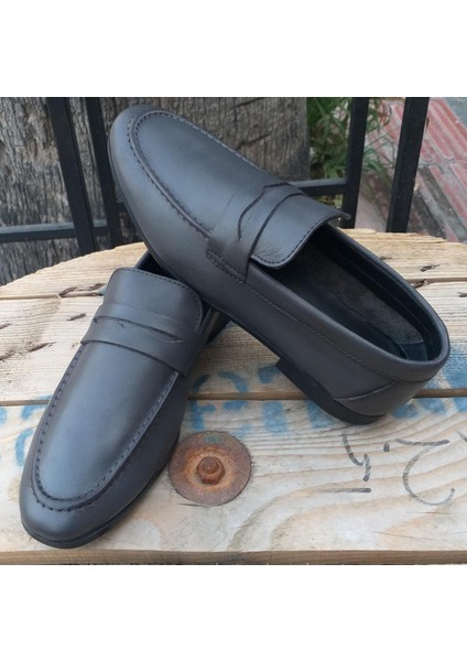 15002 Tzeus Erkek Deri Klasik Loafer Ayakkabı fiyatları