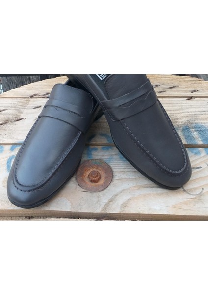 15002 Tzeus Erkek Deri Klasik Loafer Ayakkabı fırsatları