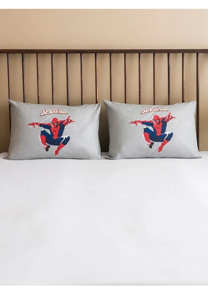 Spiderman Baskılı Yastık Kılıfı 2'li 50X70 cm