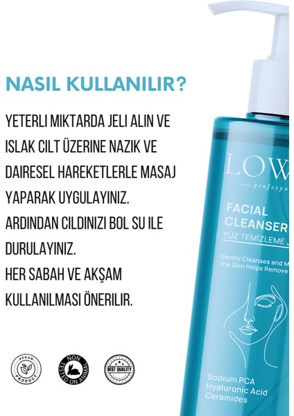 Sebum Dengeleyici ve Aydınlatıcı Seramid Etkili Yüz Yıkama Jeli 250 ml