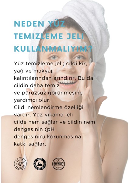 Sebum Dengeleyici ve Aydınlatıcı Seramid Etkili Yüz Yıkama Jeli 250 ml