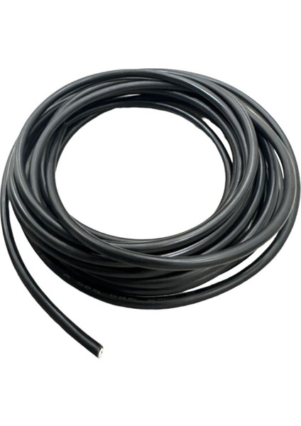 3x2,5 mm Cca Ttr Siyah Renk Kauçuk Topraklı Seyyar Elektrik Kablosu