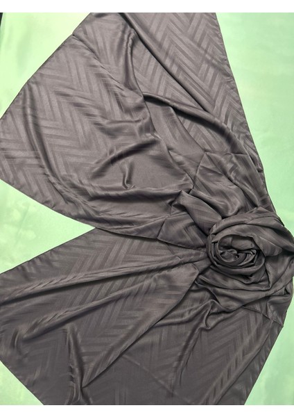 Jakarlı Şal 75 x 190 mm Mor Renği