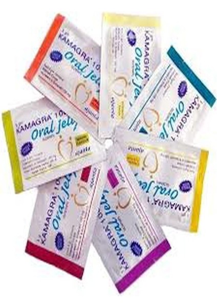 KAMAGRA100 Jelly Meyveli 7li Orijinal Ürün Geciktir Tam Perfomans %100 ( 5 Paket)