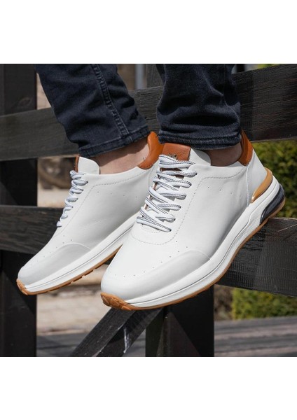 Marcomen 19512 Erkek Deri Günlük Premium Casual Sneaker Ayakkabı