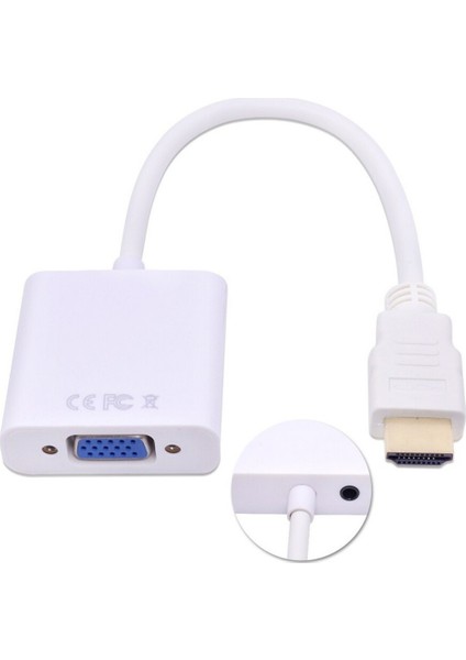 HDMI/VGA Çevirici Kablolu Adaptör